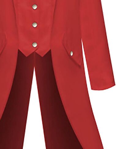 Mens Steampunk Vintage Tailcoat Jacket Renaissance Pirate Vampire Gothic Victorian Frock Coat Uniform Halloween Costume in Saudi Arabia