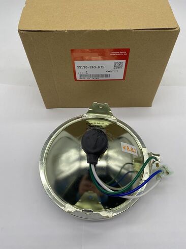 Genuine Sealed Beam Headlight Assembly 6V 33120-243-672 For Honda CT90 ST90 CB100 CL100 SL100 XL100 CB125 CL125 CT125 SL125 XL125 XL175 CA175 in Saudi Arabia