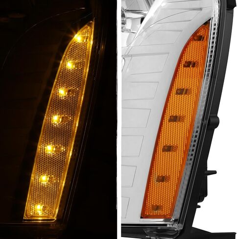 AKKON-FIT 2007-2014 CADILLAC ESCALADE 07-14 HID Projector المصابيح الأمامية in Saudi Arabia