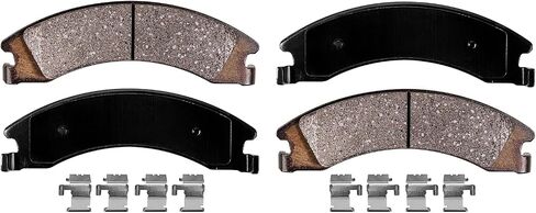 Detroit Axle-منصات الفرامل لـ Ford E-150 E-250 E-350 E-450 Super Duty و Monitive Ceramic Brake Pads w/Ardian in Saudi Arabia