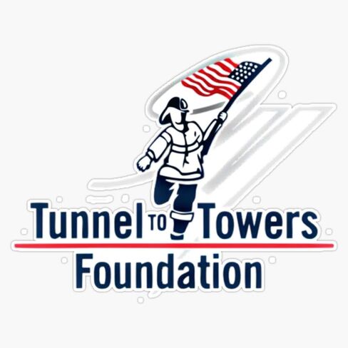 DOGNNAK Tunnel to Towers Essential Sticker Vinyl Decal Bumper Sticker 5" White Waterproof in Saudi Arabia