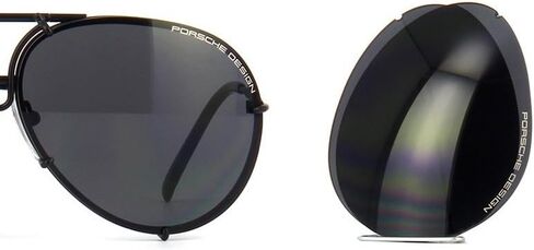 Porsche Design P8478 Iconic Sunglasses D Black/Grey Blue - 69mm in Saudi Arabia