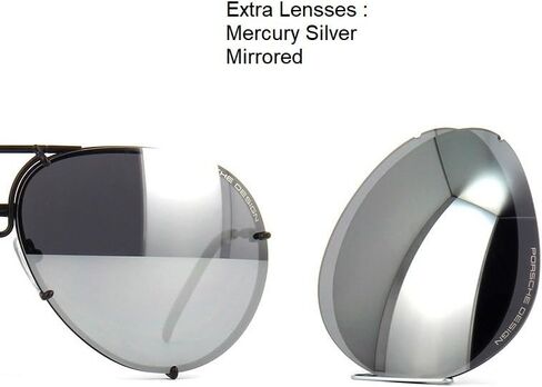 Porsche Design P8478 Iconic Sunglasses D Black/Grey Blue - 69mm in Saudi Arabia