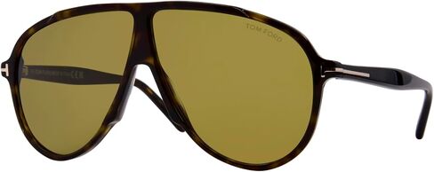 Tom Ford Vladimir FT1211 52N Sunglasses Men's Dark Havana/Green Pilot 65mm in Saudi Arabia