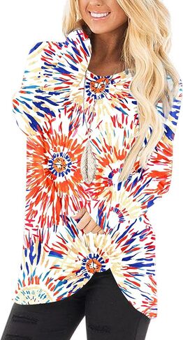 قمصان Niloufo Womens Long Sleeve Blouses عارض in Kuwait