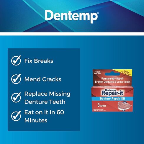 Repair-It Denture Repair Kit D-091 0.7 Ounces in Saudi Arabia