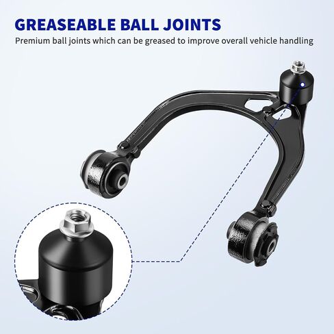 مجموعة التعليق الأمامية 14pcs متوافقة مع RWD 05-2010 Chrysler 300 ، 08-2010 Dodge Challenger ، 06-2010 شاحن ، 05-2008 ماغنوم ، مفاصل كرة ذراعا منخفضة وأعلى من ذلك in Kuwait