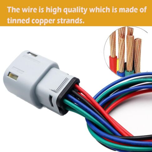 Tail Lights Connector Compatible with Chrysler 300 2015-2023 68400295AA Pigtail Plug Wiring Harness in Saudi Arabia