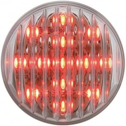 United Pacific 38363B - Clearance/Marker Light - Red Led/Clear Lens, 2 In., 9 Led, Bulk in Saudi Arabia