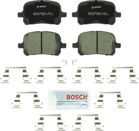 BOSCH BC707 مجموعة فرامل القرص السيراميك الهادئة الممتازة - متوافقة مع محدد لكزس ES300 ، RX300 ؛ تويوتا أفالون ، كامري ، سولارا ؛ أمام in Saudi Arabia