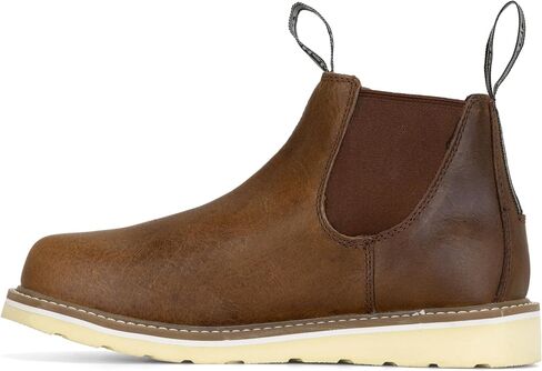 DieHard Colt Chelsea Boot, Full Grain Leather, Slip-Resistant, Brown with Wedge Sole in Saudi Arabia