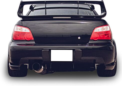 Ikon Motorsports Lear Pumper Lip متوافق مع 2005-2007 Subaru Impreza WRX STI ، CS Pu Black Rip Spoiliter in Saudi Arabia