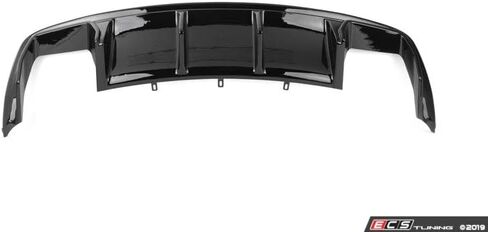 ECS - Rear Diffuser (Gloss Black) Compatible with Audi B8.5 S4 / A4 S-Line in Saudi Arabia