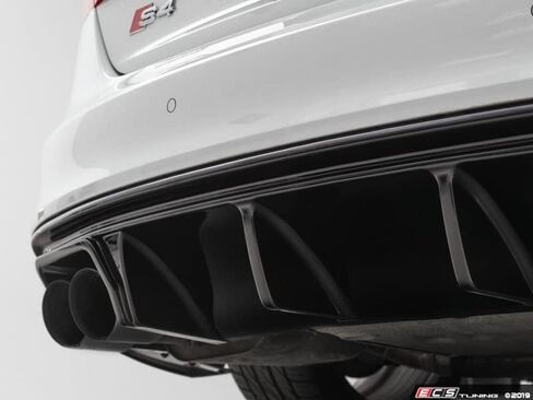 ECS - Rear Diffuser (Gloss Black) Compatible with Audi B8.5 S4 / A4 S-Line in Saudi Arabia