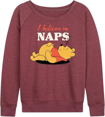 Winnie the Pooh - I Believe in Naps - Women's Lightweight French Terry Long Sleeve Shirt in Saudi Arabia