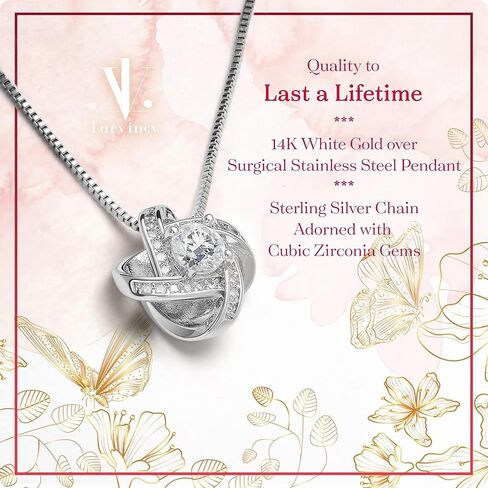 Larvincy To My Future Wife Necklace With Heartfelt Message & Elegant Box - Valentines Gifts For Her, Sentimental Jewelry Gift For Bride-to-be, Fiance, Soulmate On Birthday, Anniversary in Kuwait