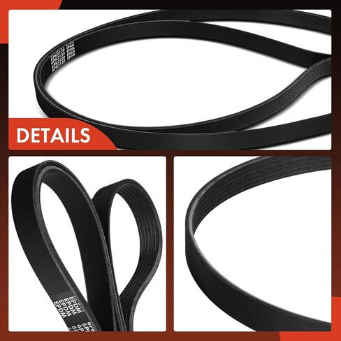 A-Premium Engine Serpentine Drive Belt Compatible with Chevrolet, Dodge, Ford, Jeep, Lexus & Saab Cars - Grand Cherokee 2018-2021, Camaro, Caprice, Challenger, Charger, Durango, Focus, GS430, 9-3 in Saudi Arabia