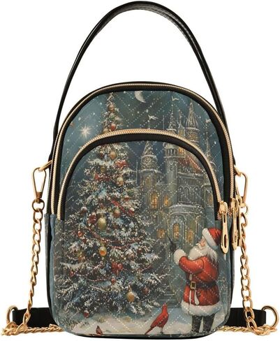 Alaza Fashion American Flag Crossbody Bag Counter Leather Leather Leather Parse for Women in Kuwait