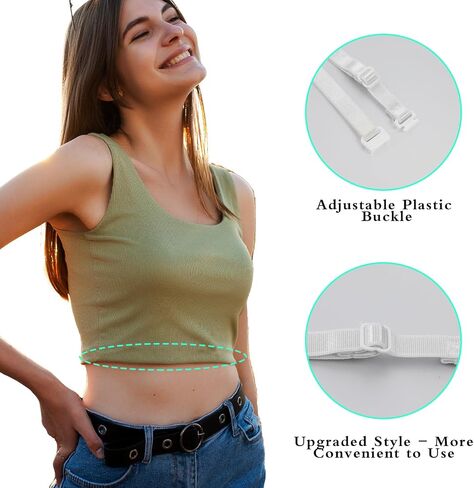 2pcs Womens Elastic Belt Tucky Belt to Crop Tops Invisible Belt for Women Adjustable Shirt Tuck Band Women Crop Tuck Band to Change The Style of Your Tops in Saudi Arabia