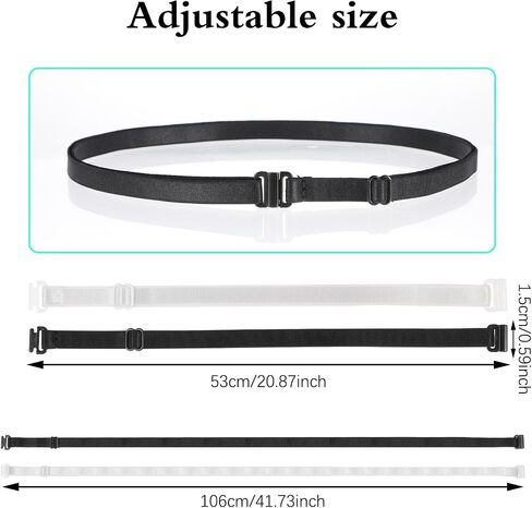 2pcs Womens Elastic Belt Tucky Belt to Crop Tops Invisible Belt for Women Adjustable Shirt Tuck Band Women Crop Tuck Band to Change The Style of Your Tops in Saudi Arabia