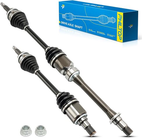 PHILTOP Front CV Axle Shaft Assembly for Camry 2002-2009, Highlander 2001-2007, Solara 2004-2008, 66-5245 66-5247 CV Axle Shafts in Kuwait