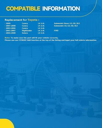 PHILTOP Front CV Axle Shaft Assembly for Camry 2002-2009, Highlander 2001-2007, Solara 2004-2008, 66-5245 66-5247 CV Axle Shafts in Kuwait