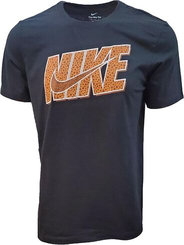 Nike Men's Graphics Logo Sportswear T-Shirt (Medium, Black (Cheetah Brown)) in Saudi Arabia