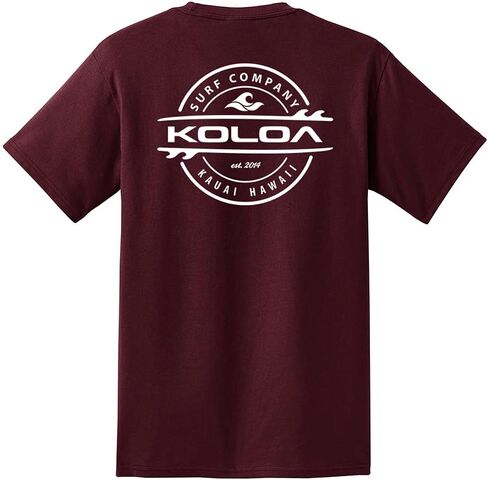 Joe's USA Koloa Surf Pocket Tees قمصان قطنية ثقيلة الوزن ، عادية ، كبيرة وطويلة in Kuwait