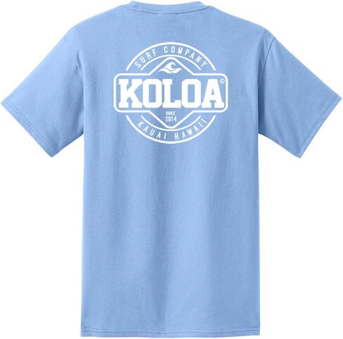 Joe's USA Koloa Surf Pocket Tees قمصان قطنية ثقيلة الوزن ، عادية ، كبيرة وطويلة in Kuwait