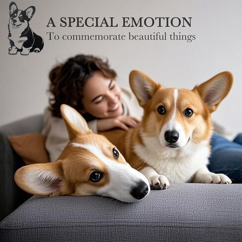 Jingtxy 3D Corgi Metal Wall Décor, Black Decorations,Unique Iron Dog Statue,Great Gifts for Corgi Lovers,Dog Room Decor,Cartoon Animal 3d Wall Art for Bedroom,LivingRoom in Saudi Arabia