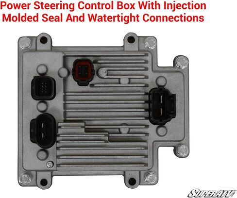مجموعة Superatv EZ Steer Power Steering For 2021+ Polaris RZR Trail S 1000 Premium/Ultimate - محرك 400 واط - يقلل من جهد التوجيه - مهاوي المدخلات والمخرجات المختومة - صندوق التحكم في ماء Comptact in Saudi Arabia