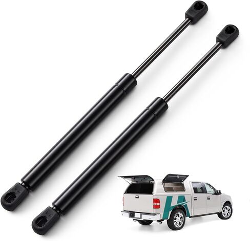 10 بوصة 25 رطل/112 N دعامات غاز لصندوق الأدوات، 10 بوصات صدمات غازية لسرير RV، دعم الرفع لشاحنة بيك اب RV خزانة باب صندوق أدوات غطاء شاحنة علوي نافذة خلفية مجموعة من 2 in Kuwait
