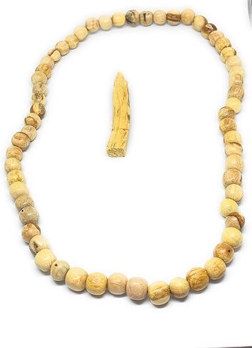 palo Santo Wood Necklaces Hand-Crafted Made holy Wood Meditation Relaxation in Saudi Arabia