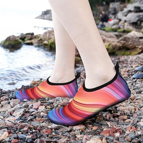 JOTO Water Shoes for Women Men Quick-Dry Breathable Aqua Socks Flexible Non-slip Rubber Sole lightweight Barefoot Aqua Water Socks for Swim Beach Yoga Exercise Pool Camping Snorkeling Surfing Kayaking in Saudi Arabia