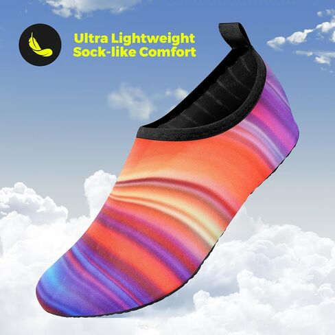 JOTO Water Shoes for Women Men Quick-Dry Breathable Aqua Socks Flexible Non-slip Rubber Sole lightweight Barefoot Aqua Water Socks for Swim Beach Yoga Exercise Pool Camping Snorkeling Surfing Kayaking in Saudi Arabia