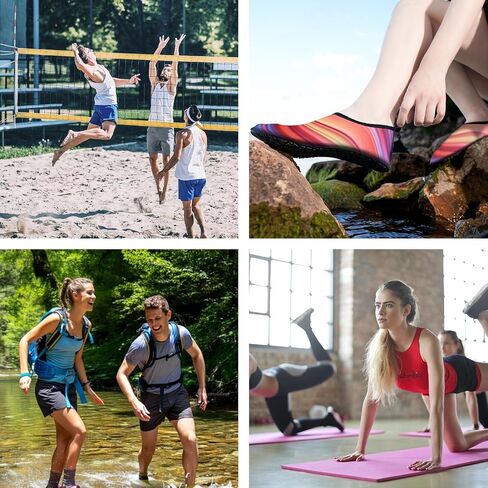 JOTO Water Shoes for Women Men Quick-Dry Breathable Aqua Socks Flexible Non-slip Rubber Sole lightweight Barefoot Aqua Water Socks for Swim Beach Yoga Exercise Pool Camping Snorkeling Surfing Kayaking in Saudi Arabia
