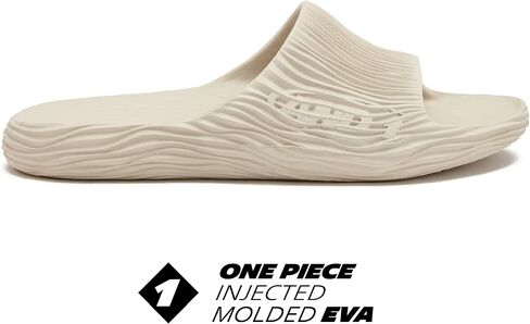 AND1 Men’s Waterproof Slide Sandals, Slip On Floating Slides, Sizes 7 to 13 in Saudi Arabia