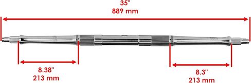 Caltric Rear Wheel Axle Compatible with Suzuki QuadSport LT-Z400 64711-33H00 2009-2014 in Saudi Arabia