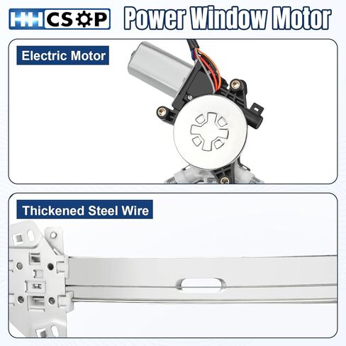 Front Right Passenger Side Power Window Regulator with Motor Replacement for Honda Accord Sedan (4-Door Only) 2003 2004 2005 2006 2007, 741-307 in Kuwait