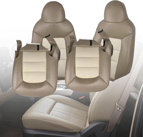 Car Seat Covers for Front Seats, ROCA000000057 Front Bottom & Top Lean Back Seat Covers Compatible with F*ord for Expedition Eddie Bauer 2WD 4.6L 5.4L 2003 2004 2005 2006 in Saudi Arabia