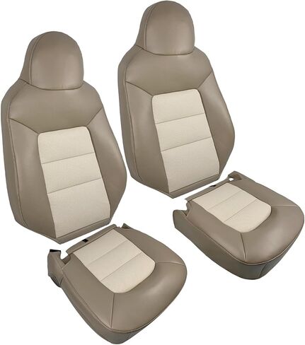 Car Seat Covers for Front Seats, ROCA000000057 Front Bottom & Top Lean Back Seat Covers Compatible with F*ord for Expedition Eddie Bauer 2WD 4.6L 5.4L 2003 2004 2005 2006 in Saudi Arabia