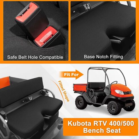 غطاء مقعد متوافق مع مقعد مقعد Kubota RTV 400/500 ، أغطية مقعد ATV ATV. in Saudi Arabia