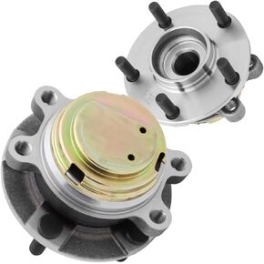 [2-Pack] HA590376 - Front Hub Bearing Assembly Compatible with [Infiniti] EX35, EX37, FX35, FX37, G25, G35, G37, M35, M35H, M37, M45, M56, Q40, Q50, Q60, Q70, Q70L, QX50, QX70, Nissan 370Z [RWD ONLY] in Kuwait