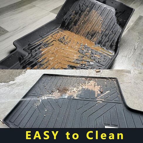 حصيرة أرضية لـ Chevy Chevrolet Tahoe & GMC Yukon 7Seat (وليس XL) 2015-2020 و Cargo Mat مع حماية مسند الظهر TPE جميع بطانات حماية الطقس وبطانات البضائع in Kuwait