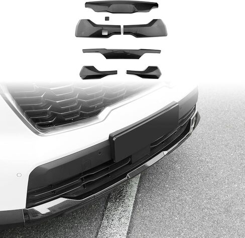 youtoocar 7pcs غطاء الشفاه الأمامي والخلفي مقطوعة متوافقة مع kia sorento 2024-2025 الملحقات (أسود لامع) in Saudi Arabia