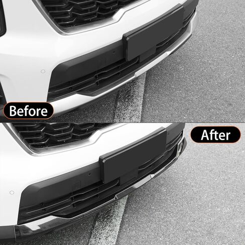 youtoocar 7pcs غطاء الشفاه الأمامي والخلفي مقطوعة متوافقة مع kia sorento 2024-2025 الملحقات (أسود لامع) in Saudi Arabia