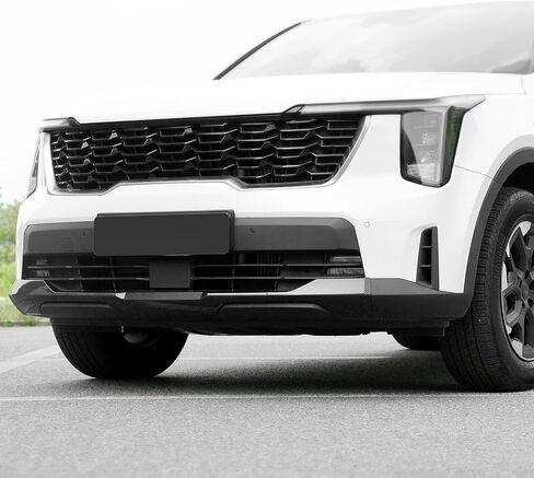 youtoocar 7pcs غطاء الشفاه الأمامي والخلفي مقطوعة متوافقة مع kia sorento 2024-2025 الملحقات (أسود لامع) in Saudi Arabia