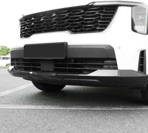 youtoocar 7pcs غطاء الشفاه الأمامي والخلفي مقطوعة متوافقة مع kia sorento 2024-2025 الملحقات (أسود لامع) in Saudi Arabia