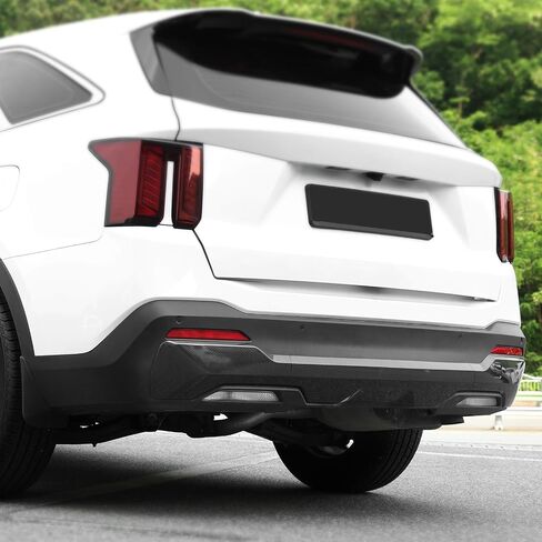 youtoocar 7pcs غطاء الشفاه الأمامي والخلفي مقطوعة متوافقة مع kia sorento 2024-2025 الملحقات (أسود لامع) in Saudi Arabia