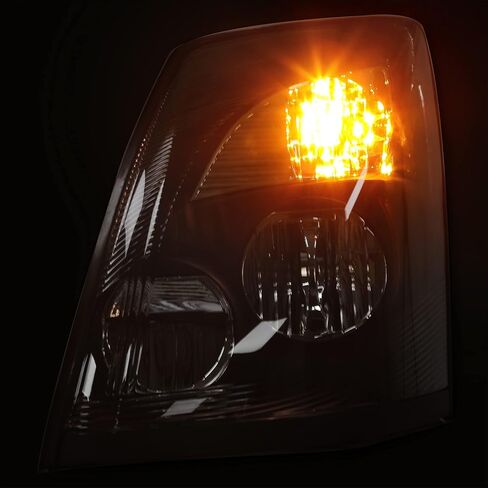Kuafu LED المصباح الأمامي يمينًا متوافقًا مع 2004-2018 Volvo VNL VNX VNM مصباح مصباح الأمامي الأمامي مع بديل على جانب الركاب من لمبة 82329592 82329127 22141268 in Kuwait